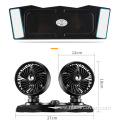 Portable Dual Head Fan USB Car Cooling Fan